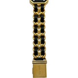 シャネル CHANEL プルミエール M H0001 ブラック ゴールドプレーテッド クオーツ レディース 腕時計