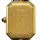 シャネル CHANEL プルミエール M H0001 ブラック ゴールドプレーテッド クオーツ レディース 腕時計