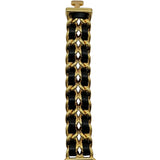 シャネル CHANEL プルミエール L H0001 ブラック ゴールドプレーテッド クオーツ レディース 腕時計