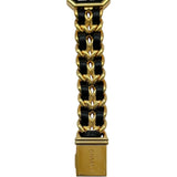 シャネル CHANEL プルミエール L H0001 ブラック ゴールドプレーテッド クオーツ レディース 腕時計