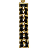 シャネル CHANEL プルミエール S H0001 ブラック ゴールドプレーテッド クオーツ レディース 腕時計