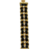 シャネル CHANEL プルミエール L H0001 ブラック ゴールドプレーテッド クオーツ レディース 腕時計