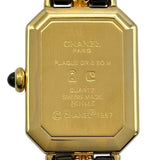 シャネル CHANEL プルミエール L H0001 ブラック ゴールドプレーテッド クオーツ レディース 腕時計