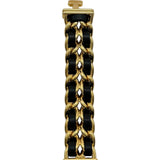 シャネル CHANEL プルミエール S H0001 ブラック ゴールドプレーテッド クオーツ レディース 腕時計