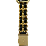 シャネル CHANEL プルミエール S H0001 ブラック ゴールドプレーテッド クオーツ レディース 腕時計