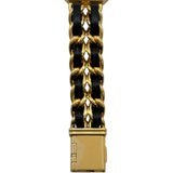 シャネル CHANEL プルミエール S H0001 ブラック ゴールドプレーテッド クオーツ レディース 腕時計