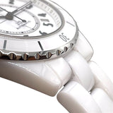 シャネル CHANEL J12 キャリバー12.1 38MM H5700 ホワイト セラミック メンズ 腕時計
