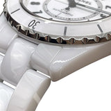 シャネル CHANEL J12 キャリバー12.1 38MM H5700 ホワイト セラミック メンズ 腕時計