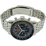 ブライトリング BREITLING ナビタイマー B01 クロノグラフ 43 ジャパンエディション AB0121 濃炭色 ステンレススチール 自動巻き メンズ 腕時計