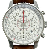 ブライトリング BREITLING ナビタイマー モンブリラン01 リミテッド 世界200本限定 AB0131 シルバー ステンレススチール 自動巻き レディース 腕時計