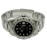 ロレックス ROLEX エクスプローラー2 16570 ブラック ステンレススチール 自動巻き メンズ 腕時計