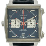 タグ・ホイヤー TAG HEUER モナコ キャリバー11 クロノグラフ スティーブ マックイーン CAW211P ネイビー ステンレススチール 自動巻き メンズ 腕時計