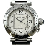 カルティエ Cartier パシャ シータイマー W31080M7 シルバー ステンレススチール 自動巻き メンズ 腕時計