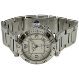 カルティエ Cartier パシャ シータイマー W31080M7 シルバー ステンレススチール 自動巻き メンズ 腕時計