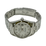 ロレックス ROLEX オイスターパーペチュアル デイト 15200 ホワイト ステンレススチール 自動巻き メンズ 腕時計