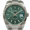ロレックス ROLEX デイトジャスト36 126234 ミントグリーン ホワイトゴールド/ステンレススチール 自動巻き メンズ 腕時計