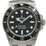 ロレックス ROLEX サブマリーナ ノンデイト 124060 ブラック ステンレススチール 自動巻き メンズ 腕時計