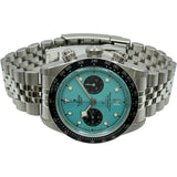 チューダー/チュードル TUDOR ブラックベイ クロノ 79360N-0024 ターコイズ ステンレススチール 自動巻き メンズ 腕時計