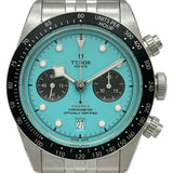 チューダー/チュードル TUDOR ブラックベイ クロノ 79360N-0024 ターコイズ ステンレススチール 自動巻き メンズ 腕時計