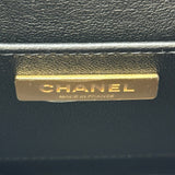 シャネル CHANEL スモールトップハンドルフラップバッグ AS5355 ブラック ゴールド金具 ラムスキン レディース ショルダーバッグ