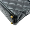 シャネル CHANEL スモールトップハンドルフラップバッグ AS5355 ブラック ゴールド金具 ラムスキン レディース ショルダーバッグ