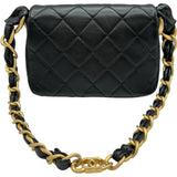 シャネル CHANEL スモールフラップバッグ AS4883 ブラック ゴールド金具 ラムスキン レディース ショルダーバッグ