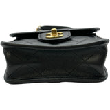 シャネル CHANEL マトラッセトップハンドル AS3652 ブラック ゴールド金具 キャビアスキン レディース ショルダーバッグ