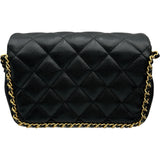 シャネル CHANEL ミニマトラッセフラップバッグ AS3467 ブラック ゴールド金具 キャビアスキン レディース ショルダーバッグ