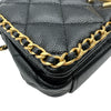 シャネル CHANEL ミニマトラッセフラップバッグ AS3467 ブラック ゴールド金具 キャビアスキン レディース ショルダーバッグ