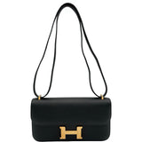 エルメス HERMES コンスタンスエラン ミロワール K刻印 ブラック ゴールド金具 エプソン レディース ショルダーバッグ