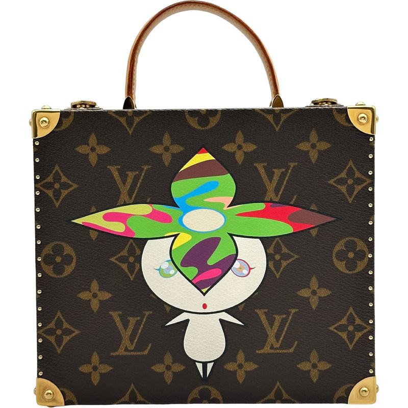 t*o様 Louis Vuitton ボストンバッグ モノグラム ルイ・ヴィトン LOUIS VUITTON フラワーバットマン ミニトランク