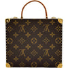 ルイ・ヴィトン LOUIS VUITTON フラワーバットマン ミニトランク シリアル No111 M92475 ブラウン モノグラム・村上隆 レディース トランク