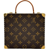 ルイ・ヴィトン LOUIS VUITTON フラワーバットマン ミニトランク シリアル No111 M92475 ブラウン モノグラム・村上隆 レディース トランク