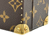 ルイ・ヴィトン LOUIS VUITTON フラワーバットマン ミニトランク シリアル No111 M92475 ブラウン モノグラム・村上隆 レディース トランク