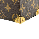 ルイ・ヴィトン LOUIS VUITTON フラワーバットマン ミニトランク シリアル No111 M92475 ブラウン モノグラム・村上隆 レディース トランク