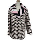エミリオ・プッチ EMILIO PUCCI ツイード ダブルブレストコート 4URA51 ピンク ツイード レディース その他アウター