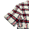 グッチ GUCCI ツイード半袖ジャケット 657056 アイボリー ナイロン レディース その他アウター
