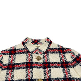 グッチ GUCCI ツイード半袖ジャケット 657056 アイボリー ナイロン レディース その他アウター