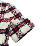 グッチ GUCCI ツイード半袖ジャケット 657056 アイボリー ナイロン レディース その他アウター