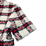 グッチ GUCCI ツイード半袖ジャケット 657056 アイボリー ナイロン レディース その他アウター