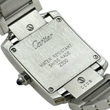 カルティエ Cartier タンクフランセーズ SM W51008Q3 アイボリー ステンレススチール クオーツ レディース 腕時計