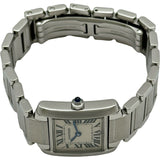 カルティエ Cartier タンクフランセーズ SM W51008Q3 アイボリー ステンレススチール クオーツ レディース 腕時計