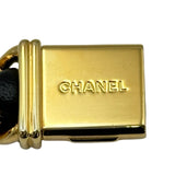 シャネル CHANEL プルミエール M H0001 ブラック ゴールドメッキ クオーツ レディース 腕時計