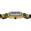 シャネル CHANEL プルミエール M H0001 ブラック ゴールドメッキ クオーツ レディース 腕時計