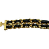 シャネル CHANEL プルミエール M H0001 ブラック ゴールドメッキ クオーツ レディース 腕時計