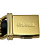シャネル CHANEL プルミエール S H0001 ブラック ゴールドメッキ クオーツ レディース 腕時計