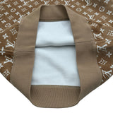 ルイ・ヴィトン LOUIS VUITTON モノグラム総柄タウアリングフーデッドパーカー FQST03 キャメル コットン メンズ パーカー