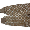 ルイ・ヴィトン LOUIS VUITTON モノグラム総柄タウアリングフーデッドパーカー FQST03 キャメル コットン メンズ パーカー