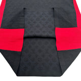 ルイ・ヴィトン LOUIS VUITTON エンボスモノグラムチェーン付ニットセーター FMKL55 ブラック シルク レディース ニット