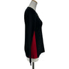 ルイ・ヴィトン LOUIS VUITTON エンボスモノグラムチェーン付ニットセーター FMKL55 ブラック シルク レディース ニット